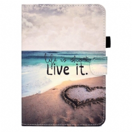 Θήκη Flip iPad Mini 6 (2021) Live It Beach