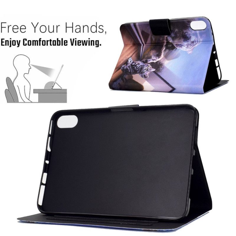 Θήκη Flip iPad Mini 6 (2021) Όνειρο Γατούλας