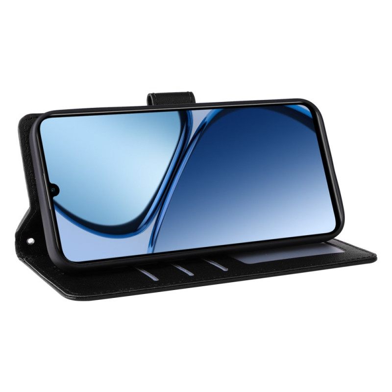 Δερματινη Θηκη Realme Note 60x Απλό Τεχνητό Δέρμα