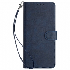 Δερματινη Θηκη Realme Note 60x Ματ Εφέ Με Λουράκι