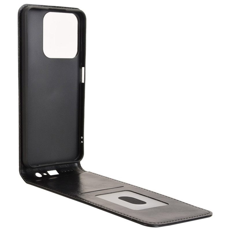 Δερματινη Θηκη Realme Note 60x Σχεδιασμός Με Κάθετο Πτερύγιο