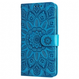 Δερματινη Θηκη Realme Note 60x Σχέδιο Ηλίανθου Σιλικόνης