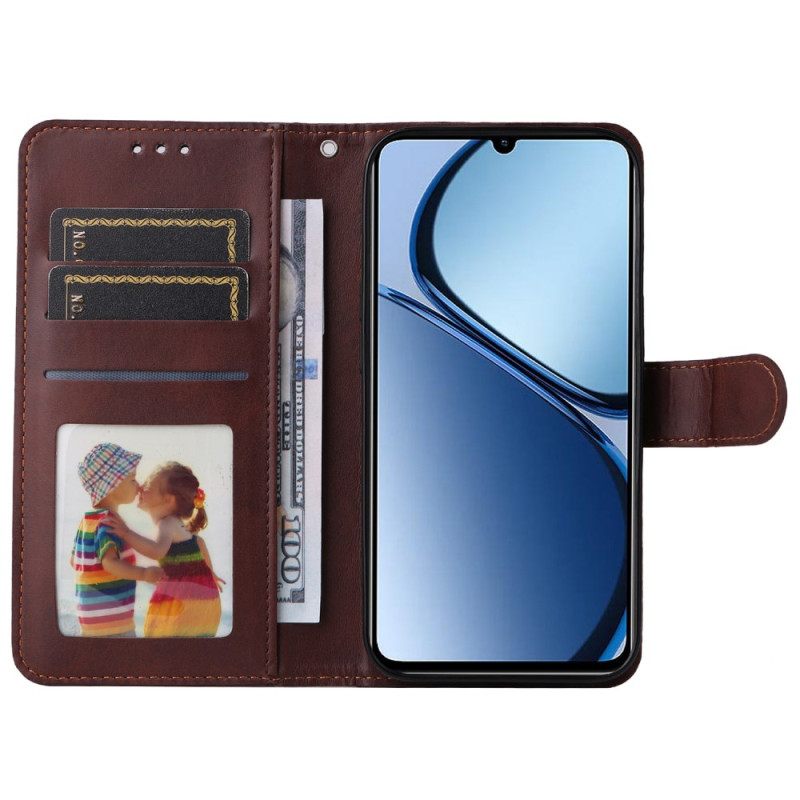 Θηκη Κινητου Realme Note 60x Απλό Δερμάτινο Εφέ