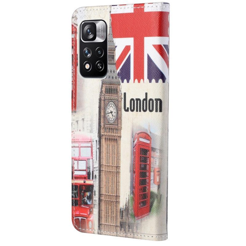 δερματινη θηκη Xiaomi Redmi Note 11 Pro / 11 Pro 5G London Life