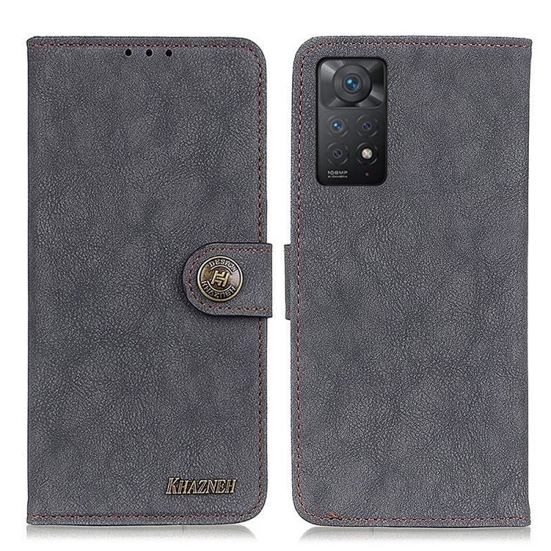 Κάλυμμα Xiaomi Redmi Note 11 Pro / 11 Pro 5G Khazneh Retro Split Faux Leather