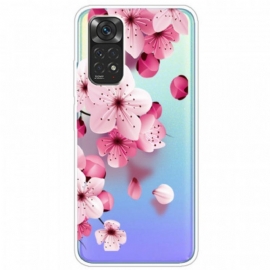 θηκη κινητου Xiaomi Redmi Note 11 Pro / 11 Pro 5G Μικρά Ροζ Λουλούδια