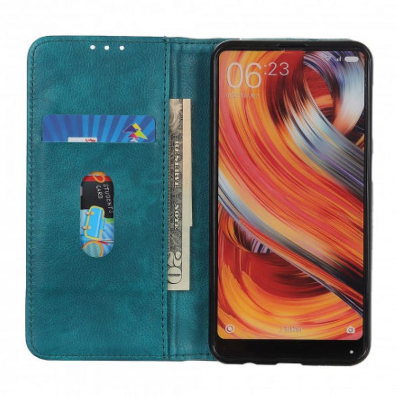 θηκη κινητου Moto G60S Θήκη Flip Έκδοση Litchi Split Leather