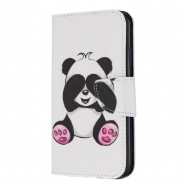 Θήκη Flip iPhone 11 Panda Fun