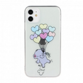 Θήκη iPhone 11 Μπαλόνια Ελέφαντα