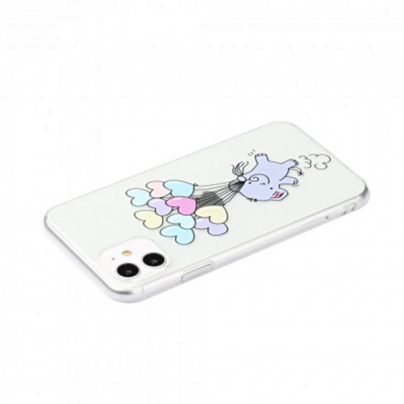 Θήκη iPhone 11 Μπαλόνια Ελέφαντα