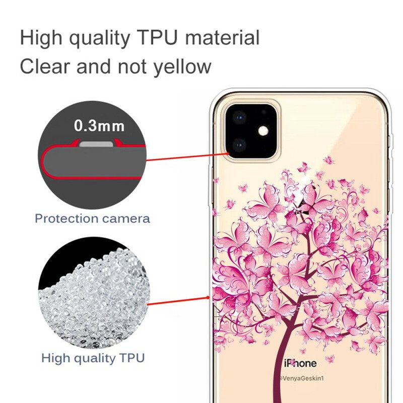 Θήκη iPhone 11 Pink Tree Top