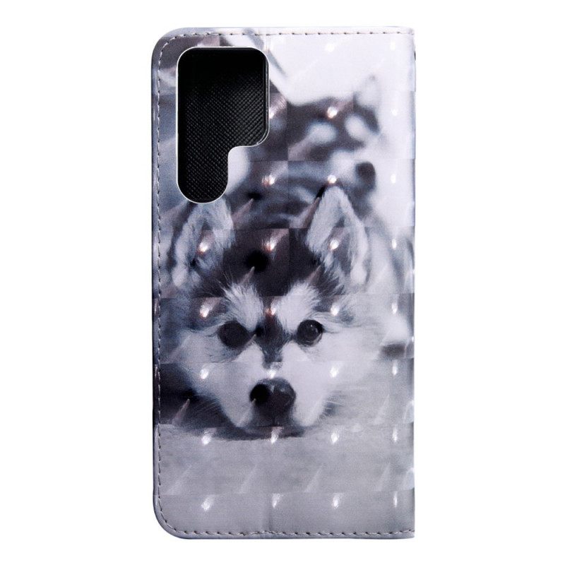δερματινη θηκη Samsung Galaxy S22 Ultra 5G Gustav The Dog
