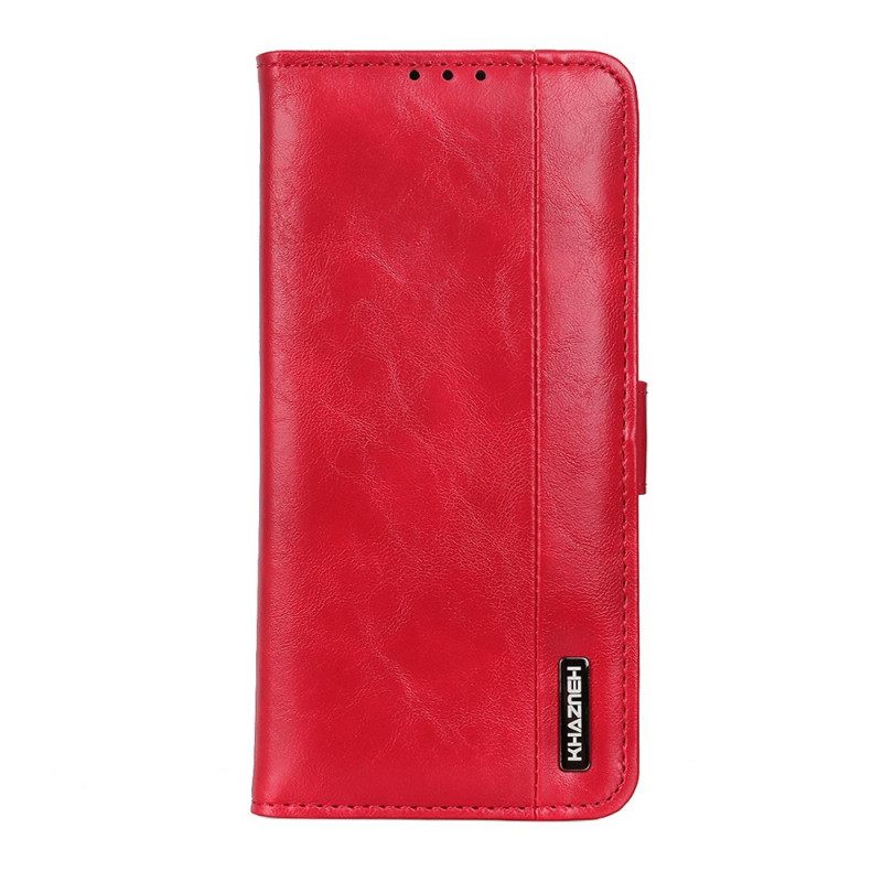 Κάλυμμα Samsung Galaxy S22 Ultra 5G Imitation Leather Elegance Khazneh