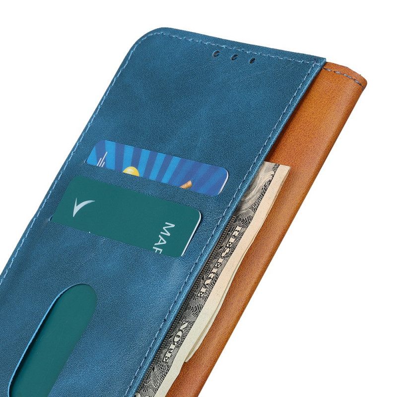 Κάλυμμα Samsung Galaxy S22 Ultra 5G Imitation Leather Elegance Khazneh