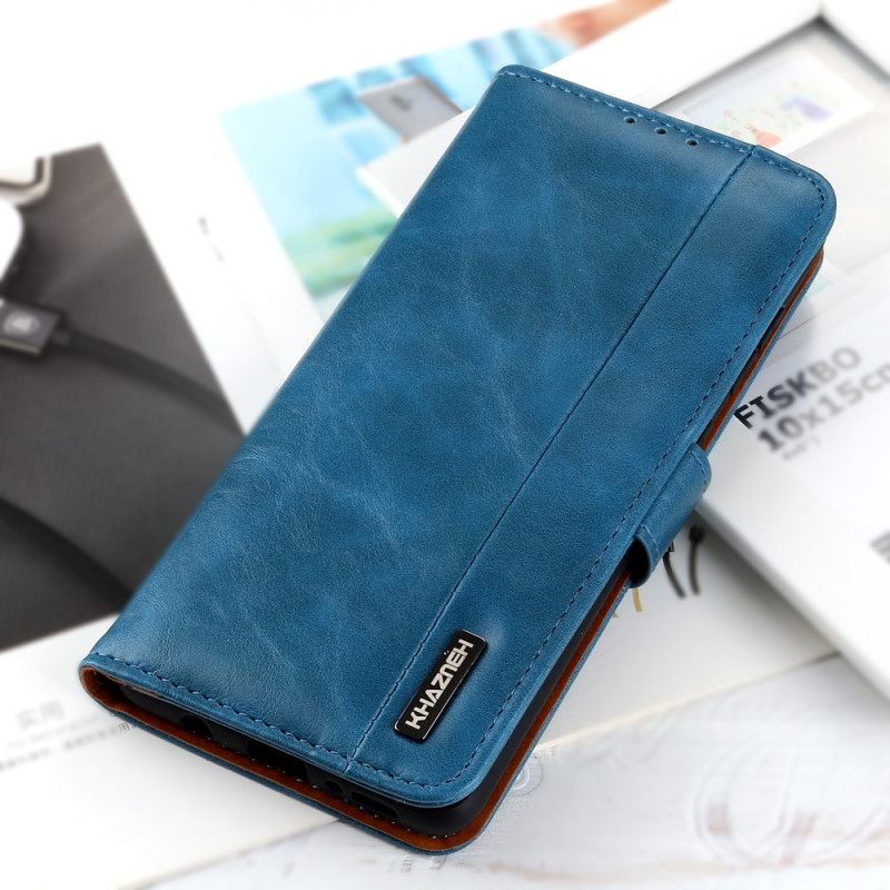 Κάλυμμα Samsung Galaxy S22 Ultra 5G Imitation Leather Elegance Khazneh