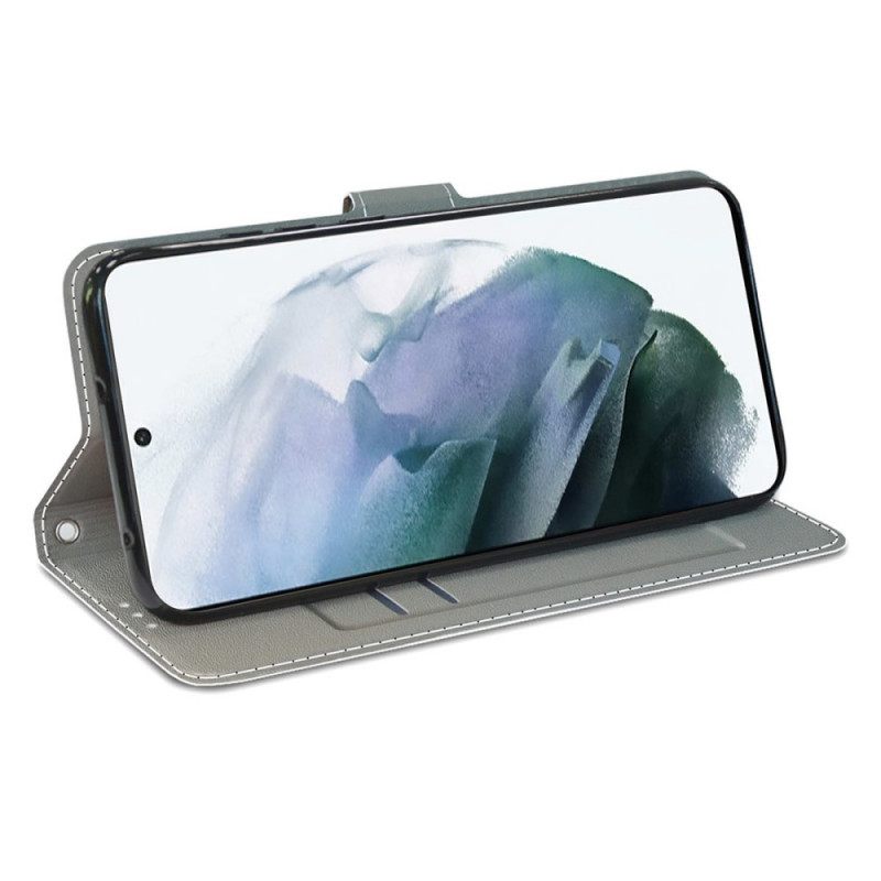 Κάλυμμα Samsung Galaxy S22 Ultra 5G Marble Elegance Με Λουράκι