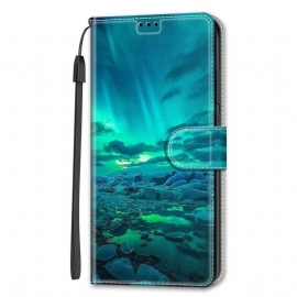 Κάλυμμα Samsung Galaxy S22 Ultra 5G με κορδονι Τοπίο Με Κορδόνι