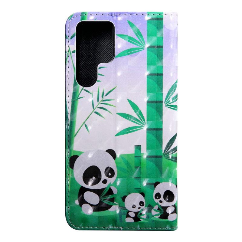 Κάλυμμα Samsung Galaxy S22 Ultra 5G Οικογένεια Panda