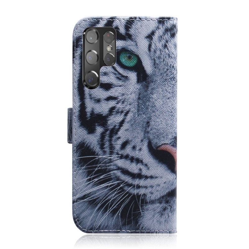 Κάλυμμα Samsung Galaxy S22 Ultra 5G Πρόσωπο Τίγρης