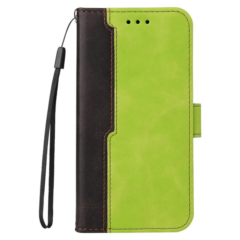 Θήκη Flip Samsung Galaxy S22 Ultra 5G Διχρωμία