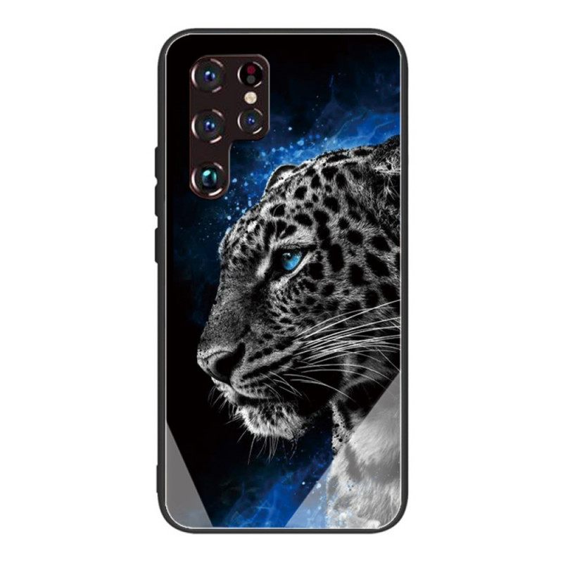 θηκη κινητου Samsung Galaxy S22 Ultra 5G Γυαλί Με Σκληρυμένο Πρόσωπο Αιλουροειδών