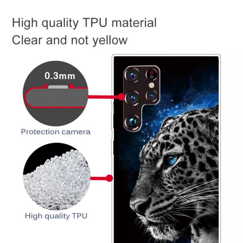 θηκη κινητου Samsung Galaxy S22 Ultra 5G Πρόσωπο Τίγρης