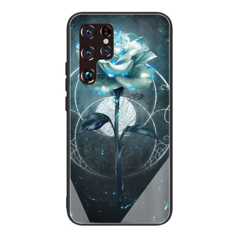 θηκη κινητου Samsung Galaxy S22 Ultra 5G Ροζ Πράσινο Tempered Glass