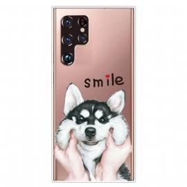 θηκη κινητου Samsung Galaxy S22 Ultra 5G Smile Dog