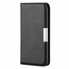 θηκη κινητου Samsung Galaxy S22 Ultra 5G Θήκη Flip Litchi Ultra Chic Faux Leather