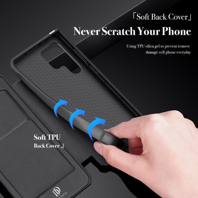 θηκη κινητου Samsung Galaxy S22 Ultra 5G Θήκη Flip Skin X Series Dux Ducis