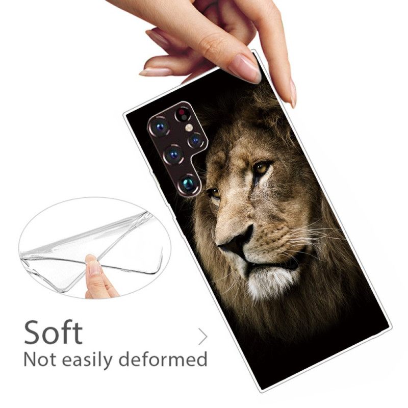 Θήκη Samsung Galaxy S22 Ultra 5G Λεοντοκεφαλή