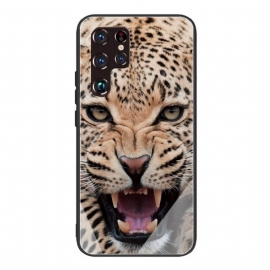 Θήκη Samsung Galaxy S22 Ultra 5G Leopard Tempered Glass