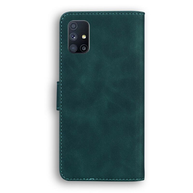 δερματινη θηκη Samsung Galaxy M51 Μονόχρωμο Δερμάτινο Εφέ
