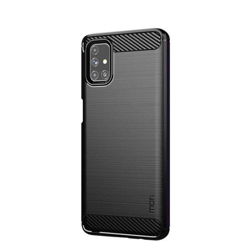 θηκη κινητου Samsung Galaxy M51 Mofi Brushed Carbon Fiber