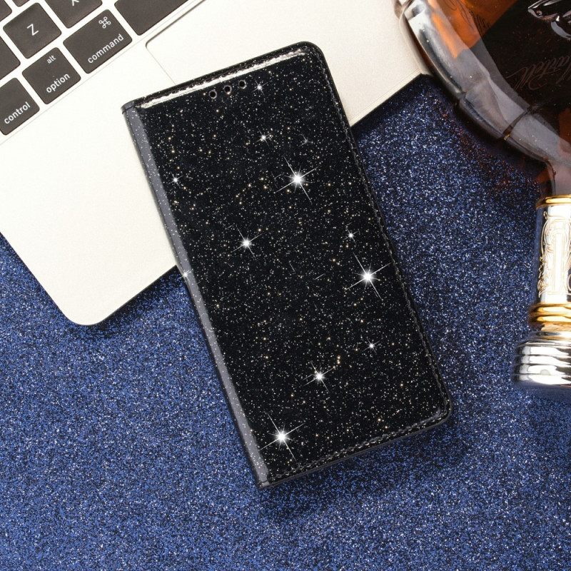 θηκη κινητου Samsung Galaxy M51 Θήκη Flip Στυλ Παγιέτας