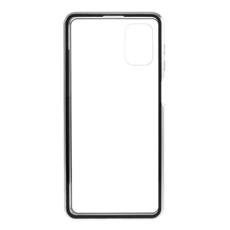 Θήκη Samsung Galaxy M51 Μεταλλικές Άκρες Και Σκληρυμένο Γυαλί