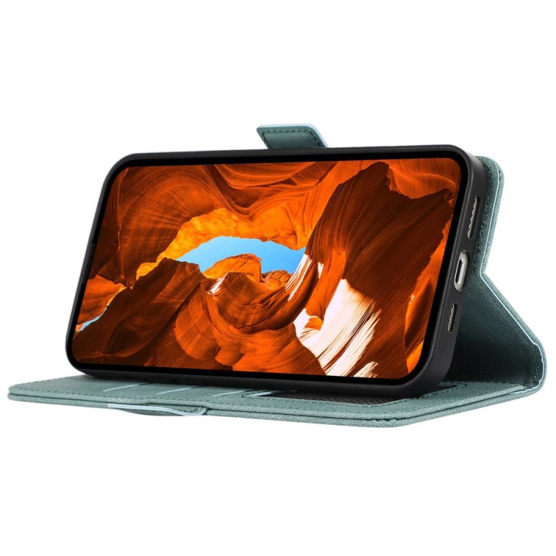 Δερματινη Θηκη Poco X7 Pro 5g Abeel Εφέ Vintage Σουέτ