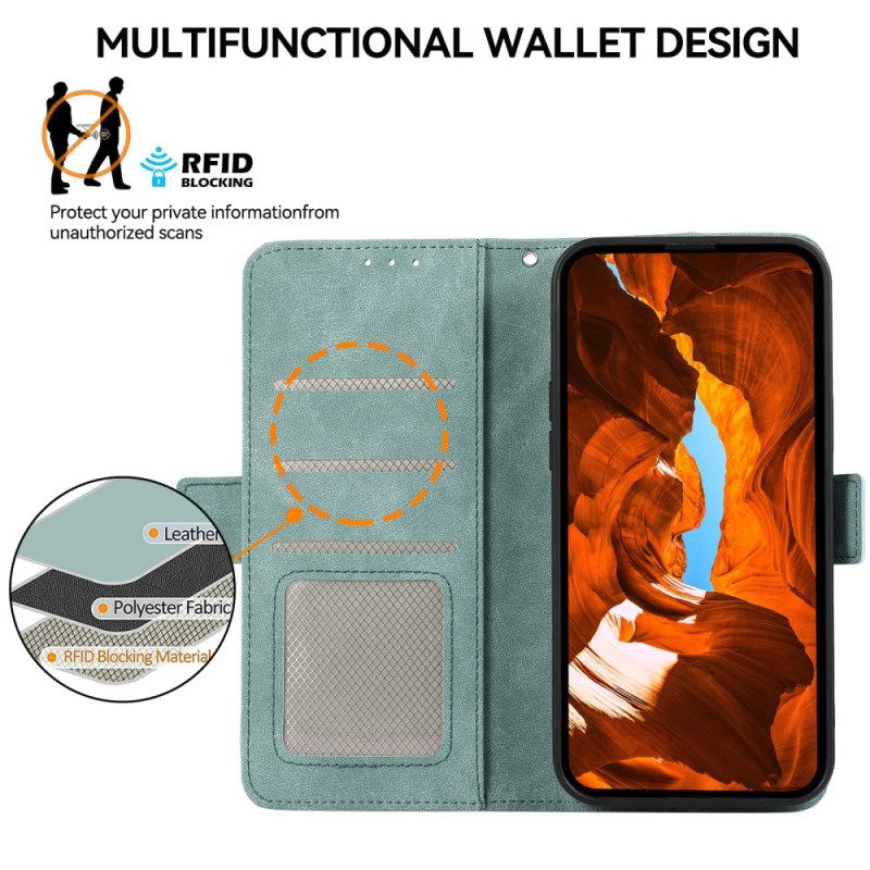 Δερματινη Θηκη Poco X7 Pro 5g Abeel Εφέ Vintage Σουέτ