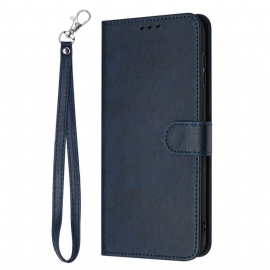 Δερματινη Θηκη Poco X7 Pro 5g Δερμάτινο Εφέ Με Λουράκι