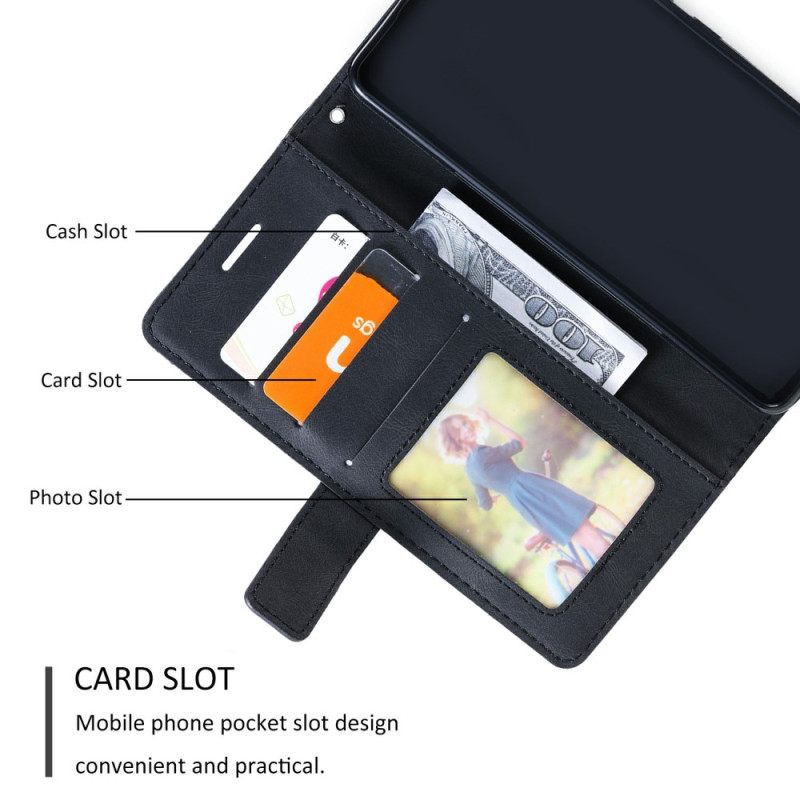 Δερματινη Θηκη Poco X7 Pro 5g Δίχρωμες Γεωμετρικές Γραμμές