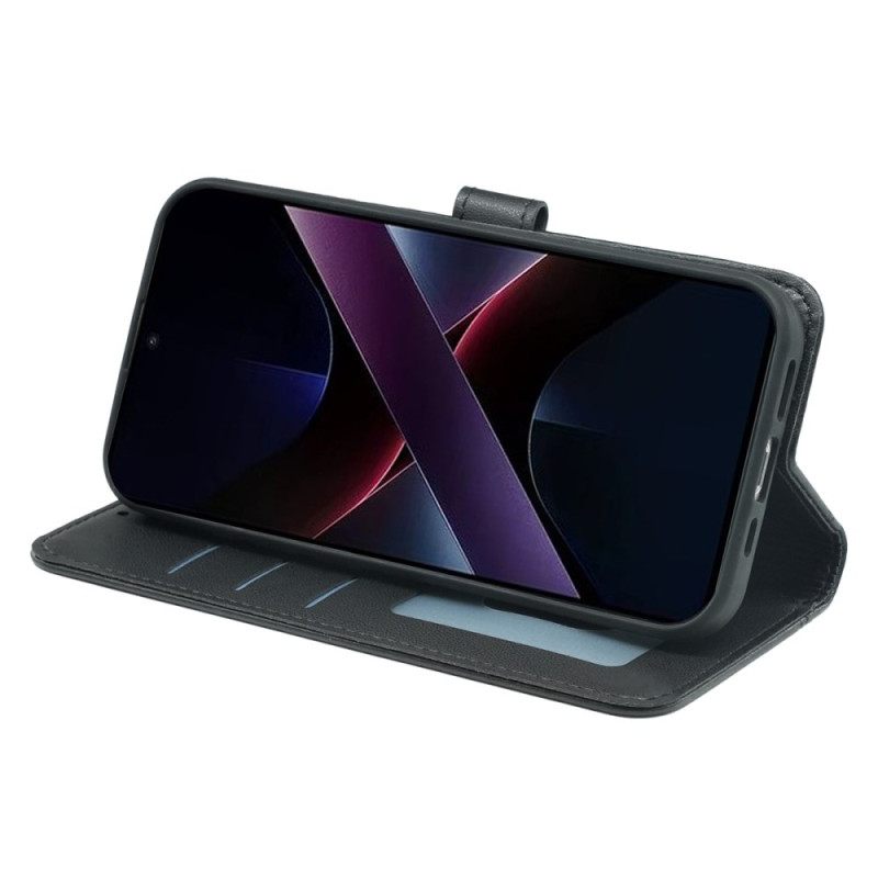 Δερματινη Θηκη Poco X7 Pro 5g Premium Με Λουράκι