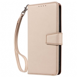 Δερματινη Θηκη Poco X7 Pro 5g Προστασία Rfid Με Κορδόνι Σιλικόνης