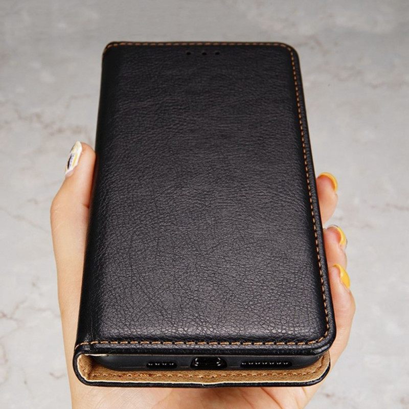 Flip Case Poco X7 Pro 5g Handyhülle Strukturiertes Kunstleder