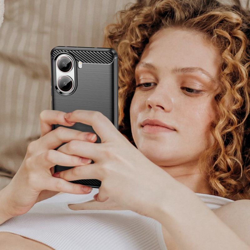 Κάλυμμα Poco X7 Pro 5g Βουρτσισμένο Ανθρακονήματα Σιλικόνης