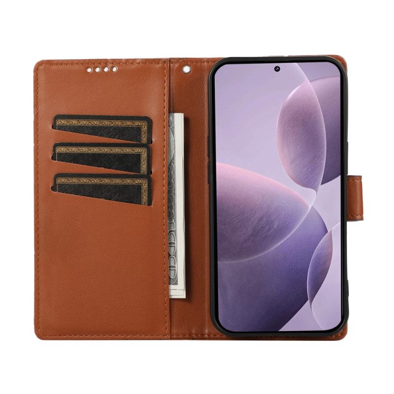 Lederhüllen Für Poco X7 Pro 5g Streifen