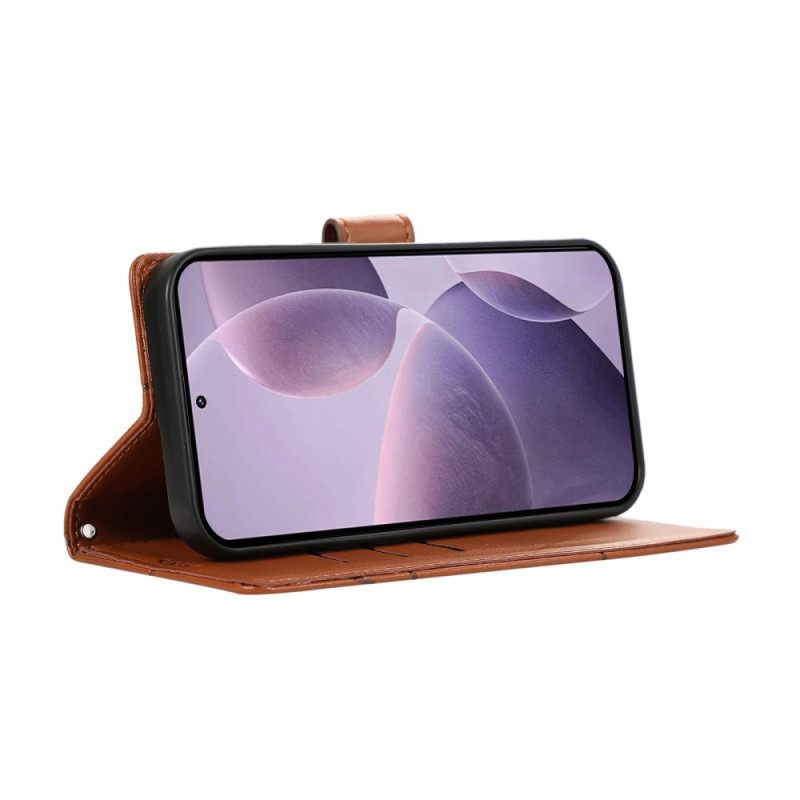 Lederhüllen Für Poco X7 Pro 5g Streifen