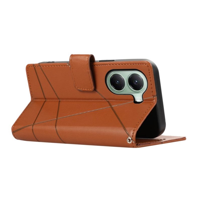 Lederhüllen Für Poco X7 Pro 5g Streifen