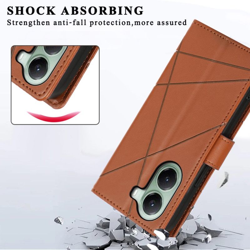 Lederhüllen Für Poco X7 Pro 5g Streifen