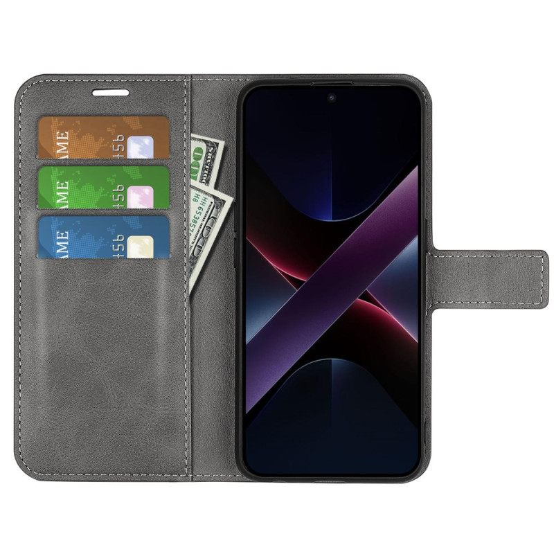 Lederhüllen Poco X7 Pro 5g Handyhülle Lederoptik