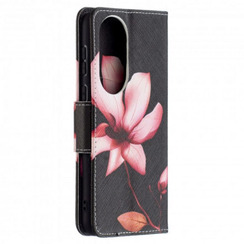 Κάλυμμα Huawei P50 Ροζ Λουλούδι